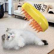 Pet Steam Brush Cat Dog Cleaning Steamy Spray Massage Beauty Comb 3 In 1 Hair Removal Grooming Supplies Pets Accessories