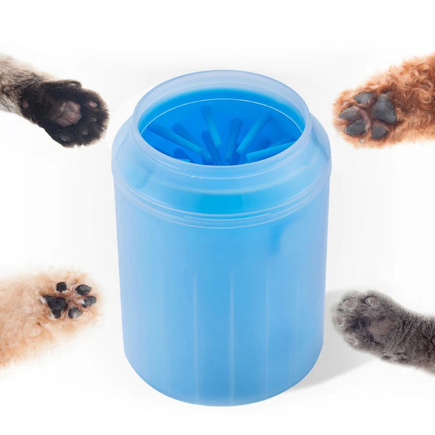 Pet Foot Wash Cup Soft Silicone Comb Cat Paw Cleaning Cup Dog Foot Cleaner Portable Dog Bathing and Cleaning Supplies