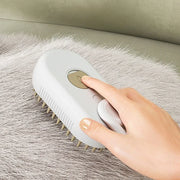 Pet Steam Brush Cat Dog Cleaning Steamy Spray Massage Beauty Comb 3 In 1 Hair Removal Grooming Supplies Pets Accessories