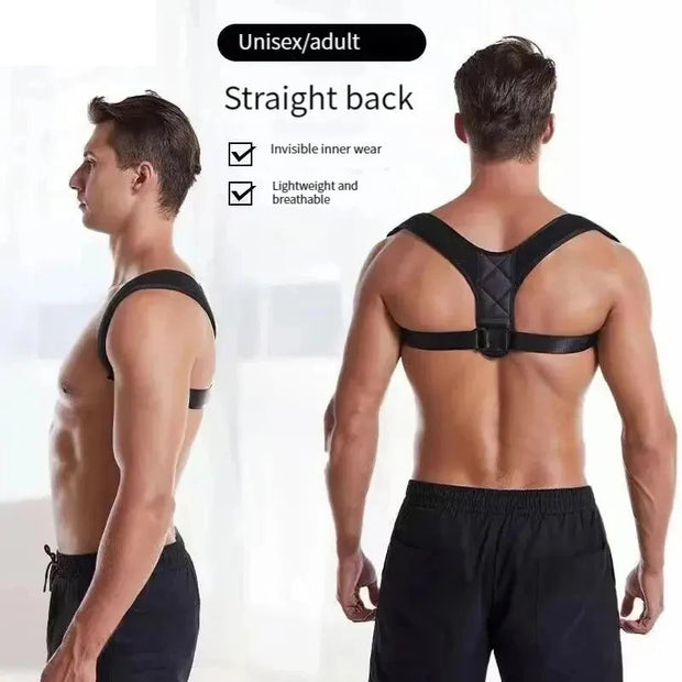 Adjustable Back Shoulder Posture Corrector Belt Clavicle Spine Support Reshape Your Body Home Office Sport Upper Back Neck Brace